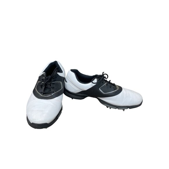 Nike Tour Golf Mens Black White TW Golf Shoes Sneakers Sz 9.5 SKU 9440 - Picture 1 of 16